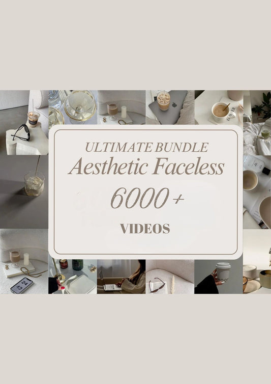 Faceless videos, Aesthetic videos, Faceless reels, Luxury Lifestyle reels, Mega reels bundle, Faceless marketing