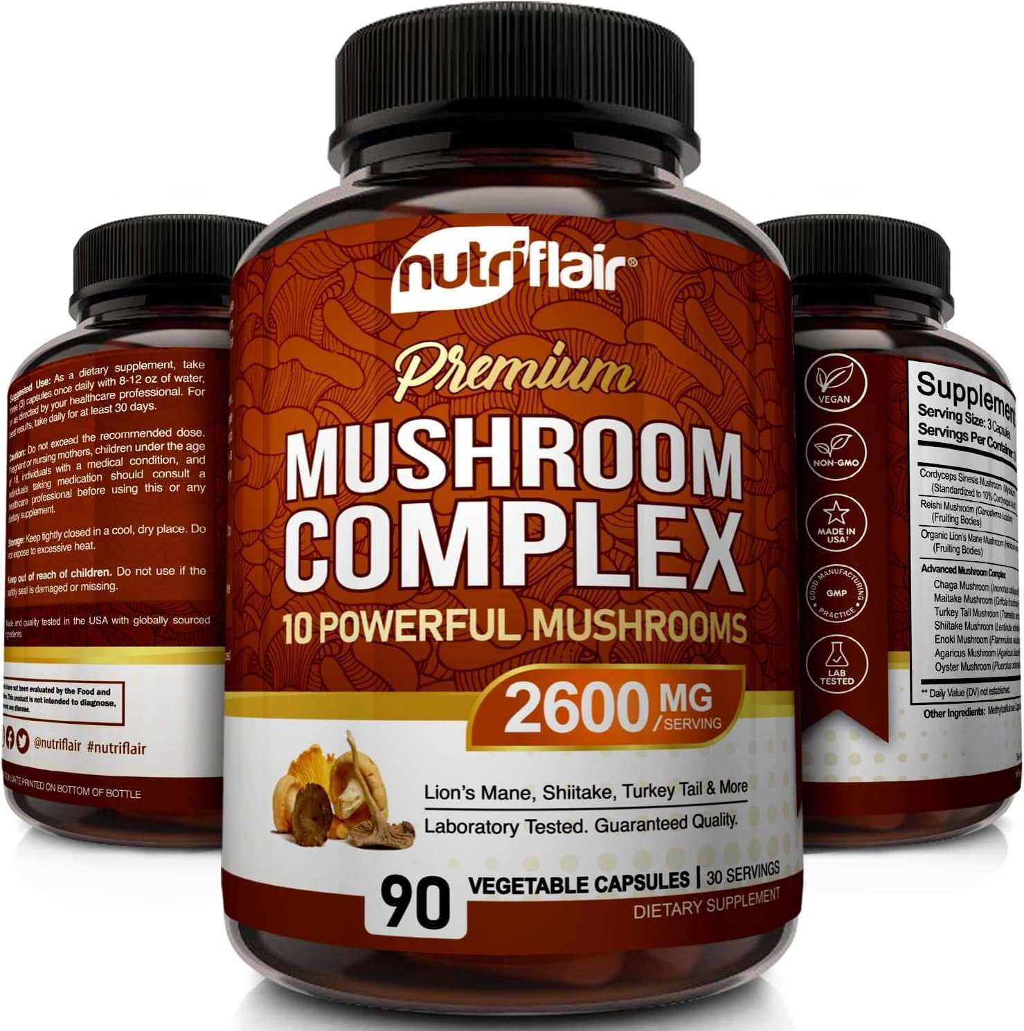 Lions Mane & Cordyceps supplement