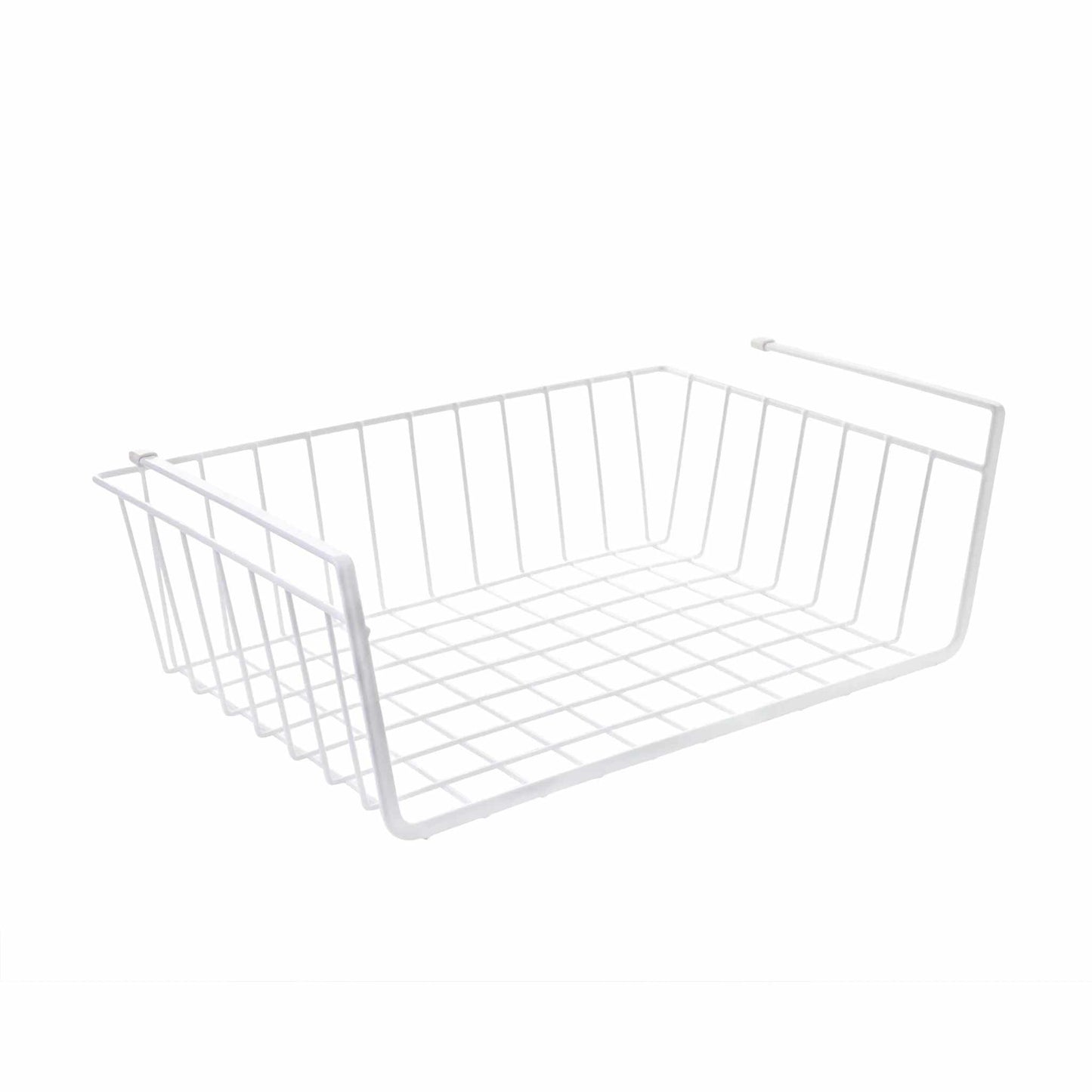 Wire under Cabinet Baskets, White, 2 Count