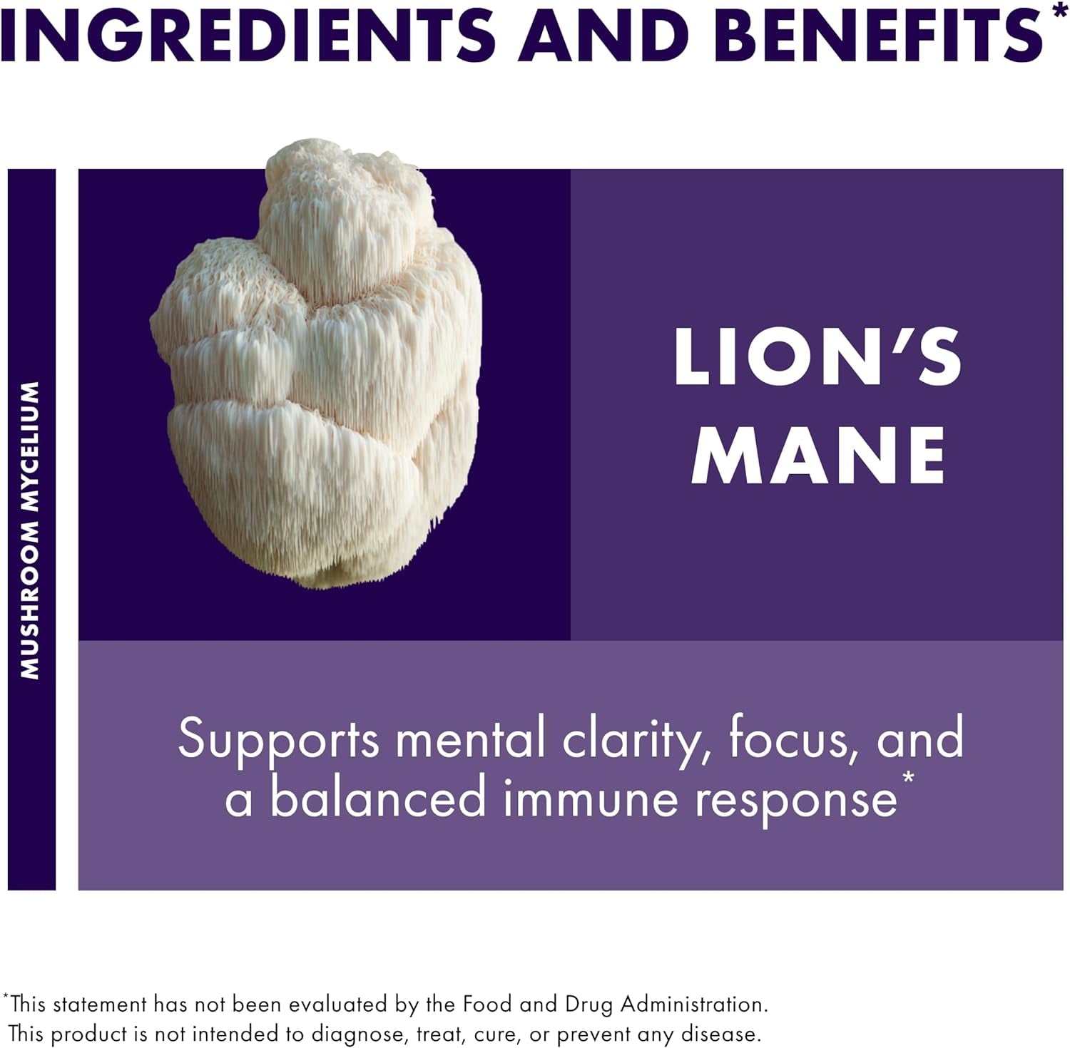 Support Focus & Memory Function with Lion's Mane