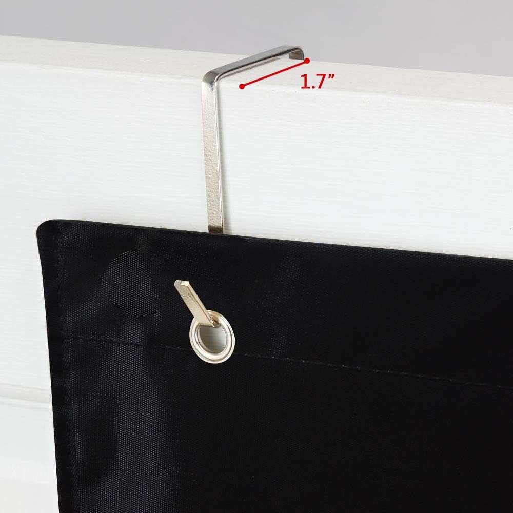 Hanging Wall Organizer, over the Door Office Supplies File Document Organizer Holder for Home Bill Filing, Mail Organizer, Wall Mounted File Folders - 5 File Pockets Chart and 2 File Hangers