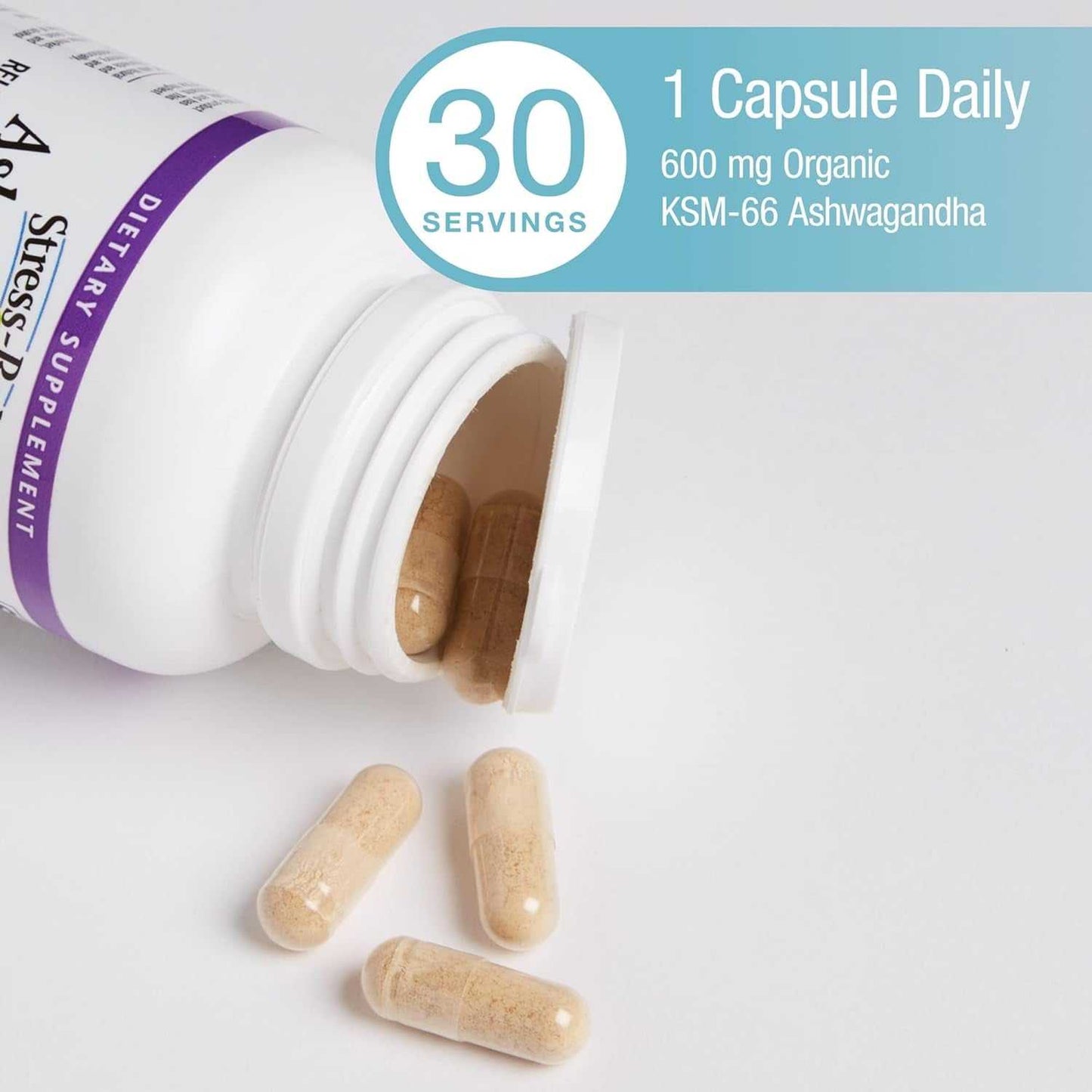 Ashwagandha 600 Mg Capsules supports Stress