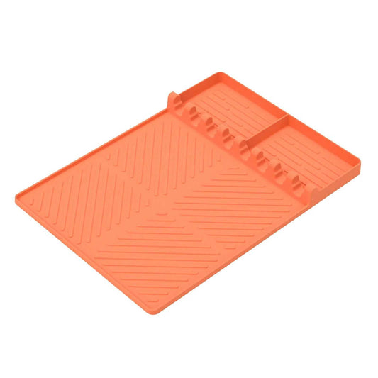 Silicone Griddle Tools Mat for Blackstone, Silicone Grill Mats for Outdoor Grill, Blackstone Silicone Mat, Food Grade Silicone Mat for Barbecue, Kitchen Collapsible Silicone Mat