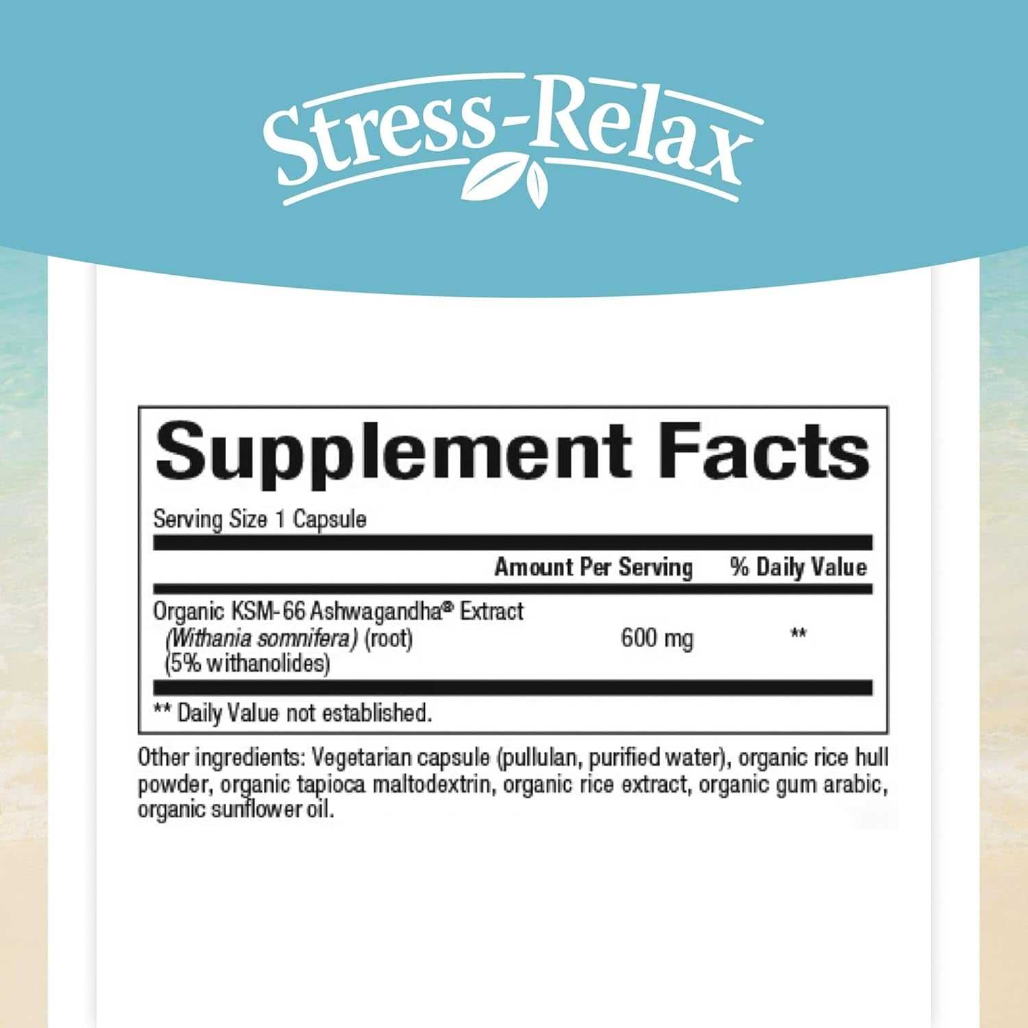 Ashwagandha 600 Mg Capsules supports Stress