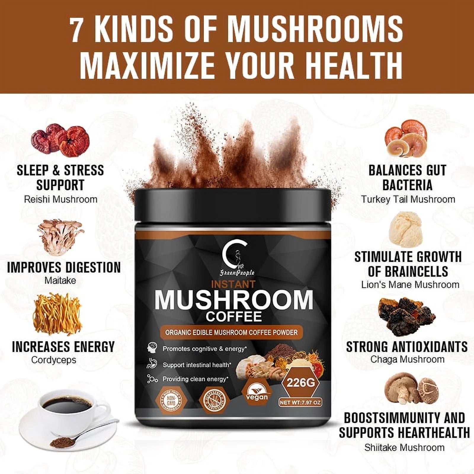 Instant Mushroom Coffee