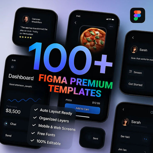 100+ Figma Website Templates