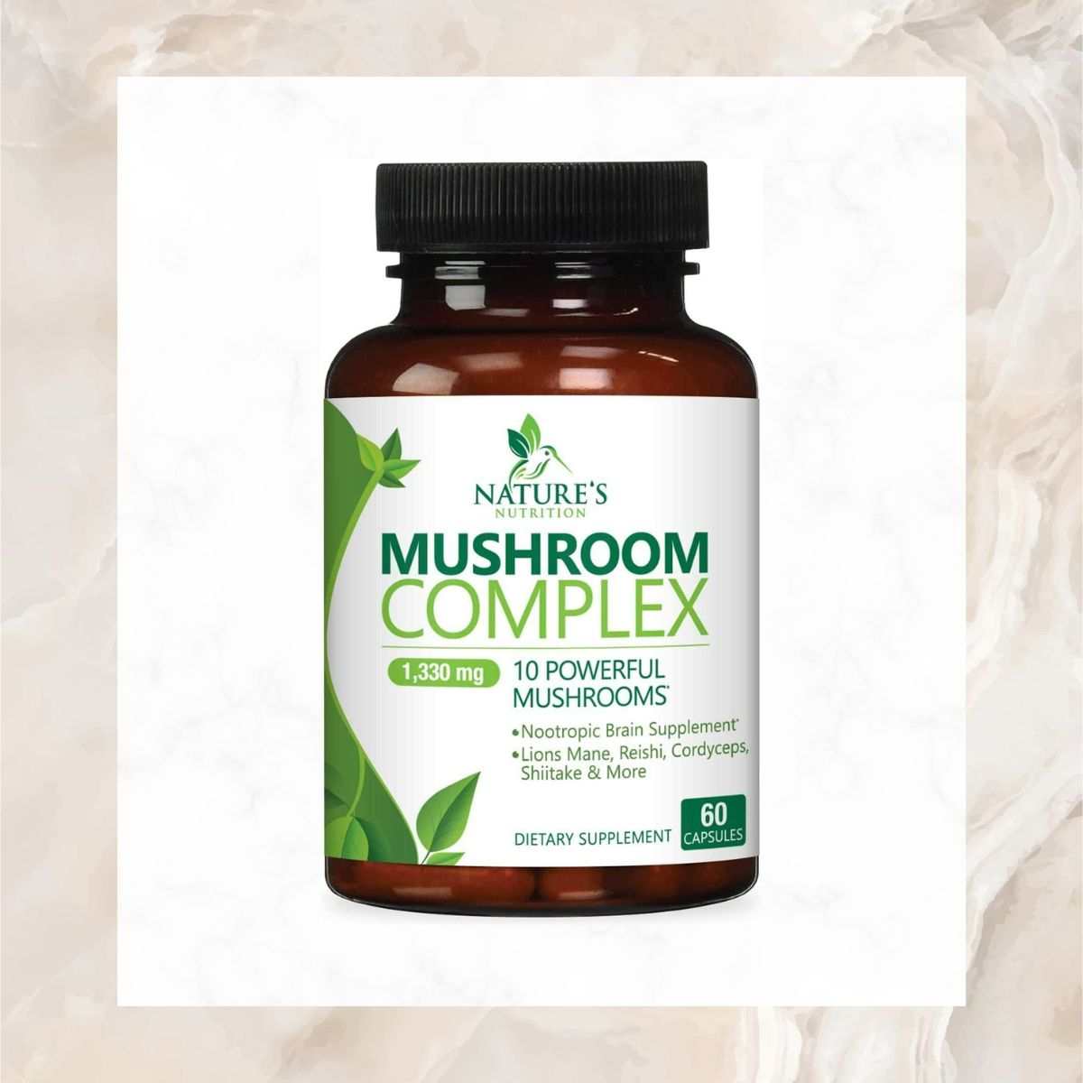 Mushroom Complex Supplement Capsules - Immune Boost