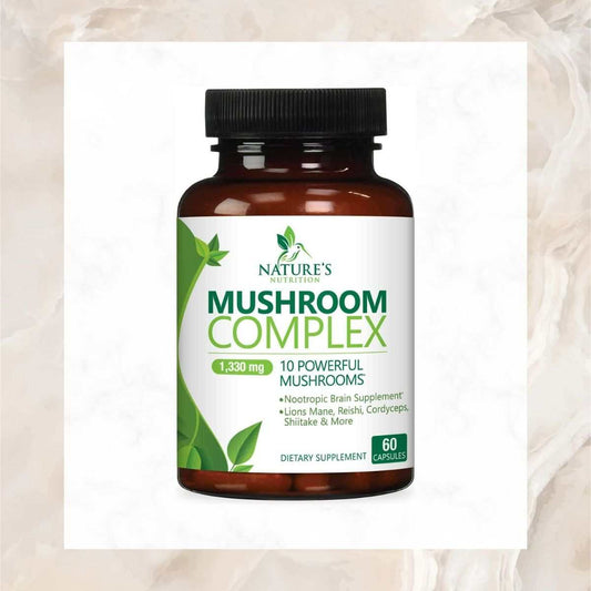 Mushroom Complex Supplement Capsules - Immune Boost