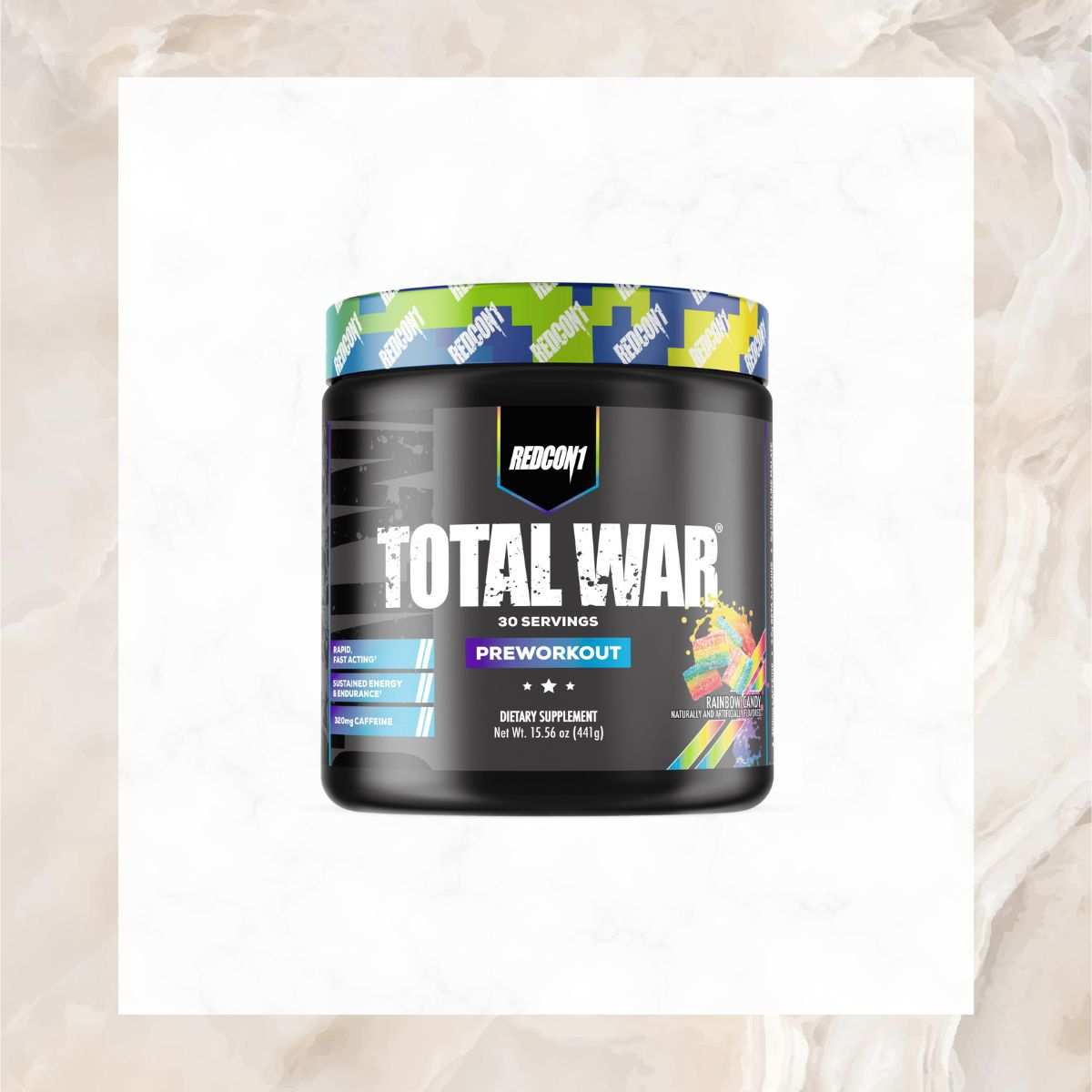 TOTAL WAR PRE-WORKOUT- Rainbow Candy