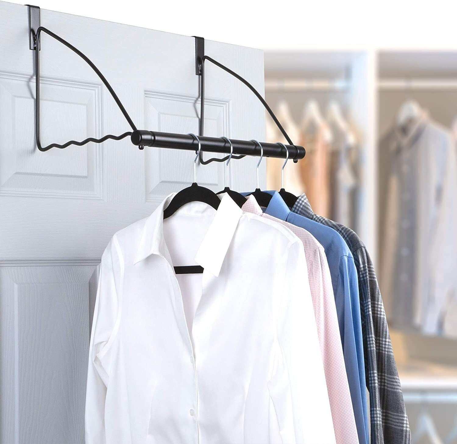 HOLDN’ STORAGE over the Door Hooks - over the Door Clothes Drying Rack.