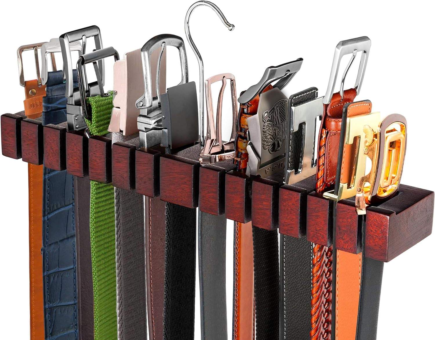 Belt Organizer for Closet - Belt Hanger for Closet - Belt Rack & Belt Storage - Belt Holder for Closet - Gifts for Dad