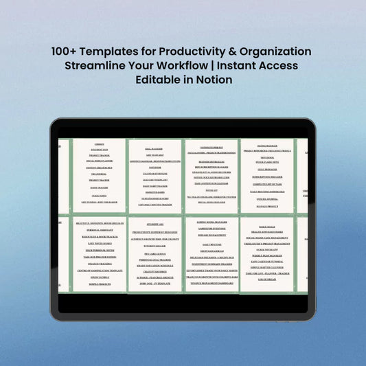 100+ Premium Notion Templates