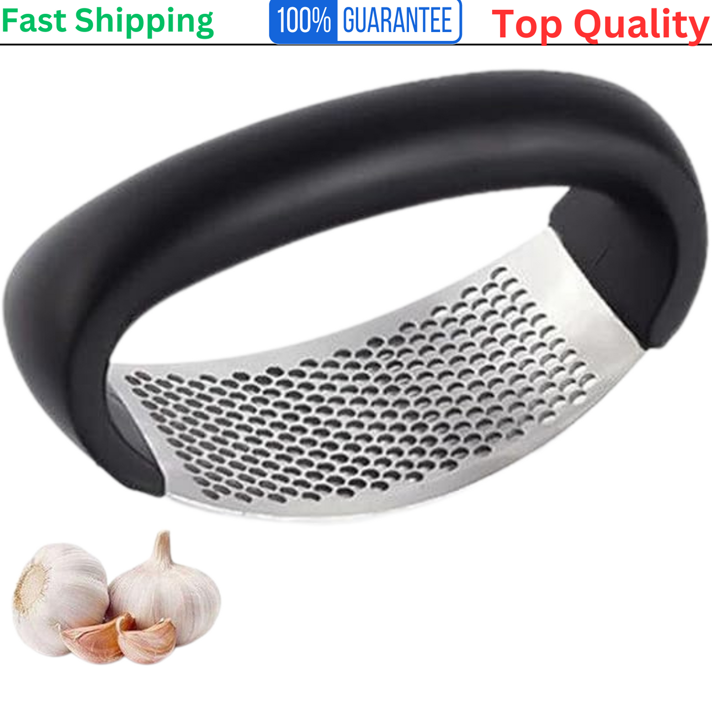  Stainless Steel Garlic Press