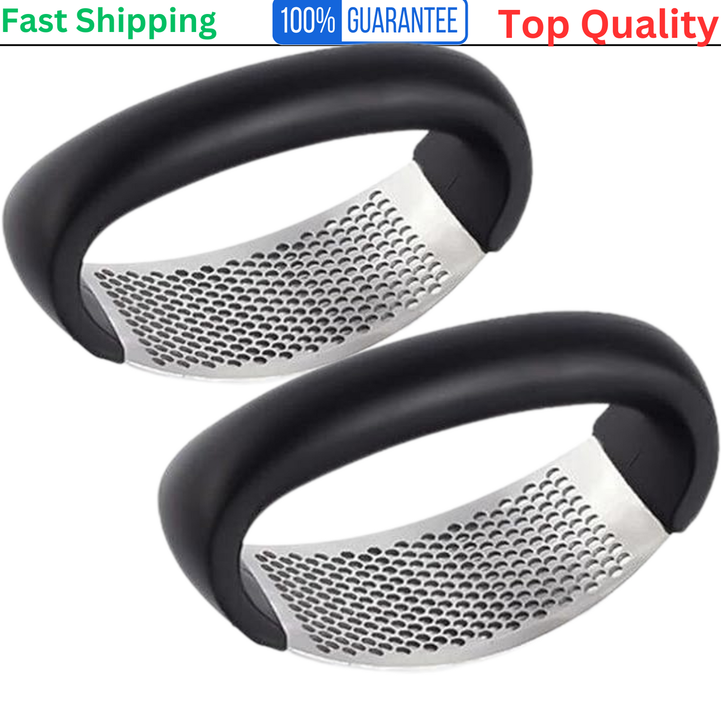  Stainless Steel Garlic Press